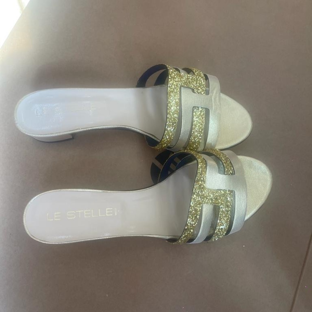 Female Italian designer LE STELLE slippers